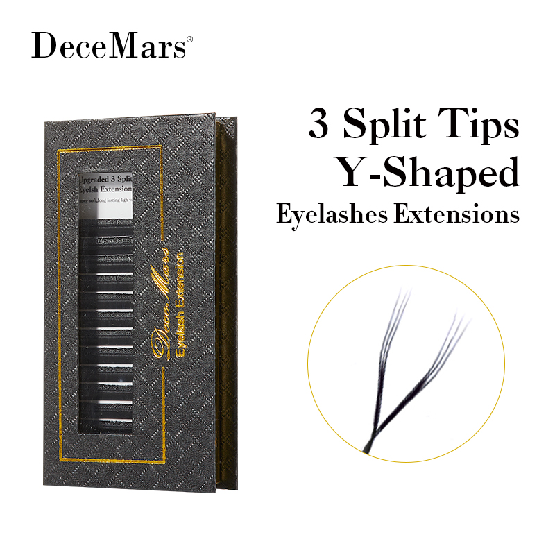 Eyelash Extension Y Shape - DeceMars 3 Extension per ciglia a