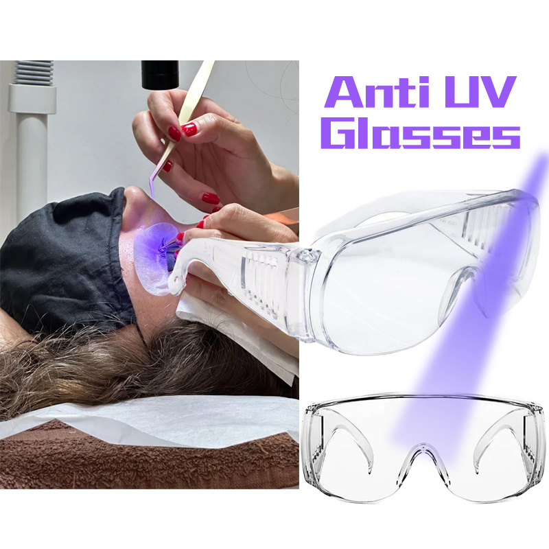 Eyelash Extension With Glasses - Occhiali protettivi UV Occhiali per extension