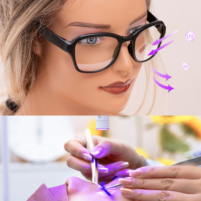 Eyelash Extension With Glasses - Occhiali protettivi UV per ciglia finte