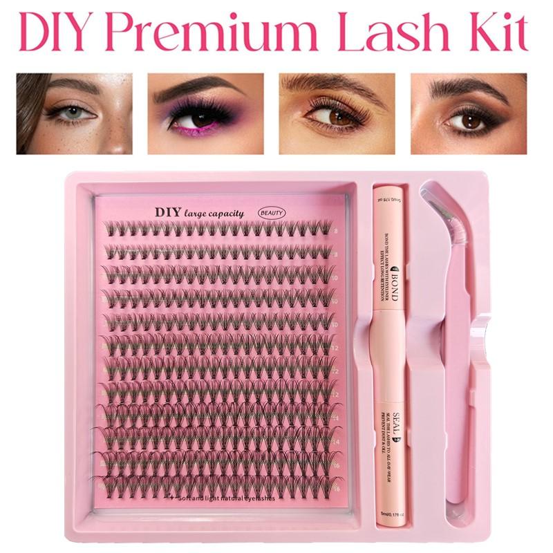 Eyelash Extension Home Service - Kit Extension Ciglia Fai-da-Te, Ciglia Individuali,