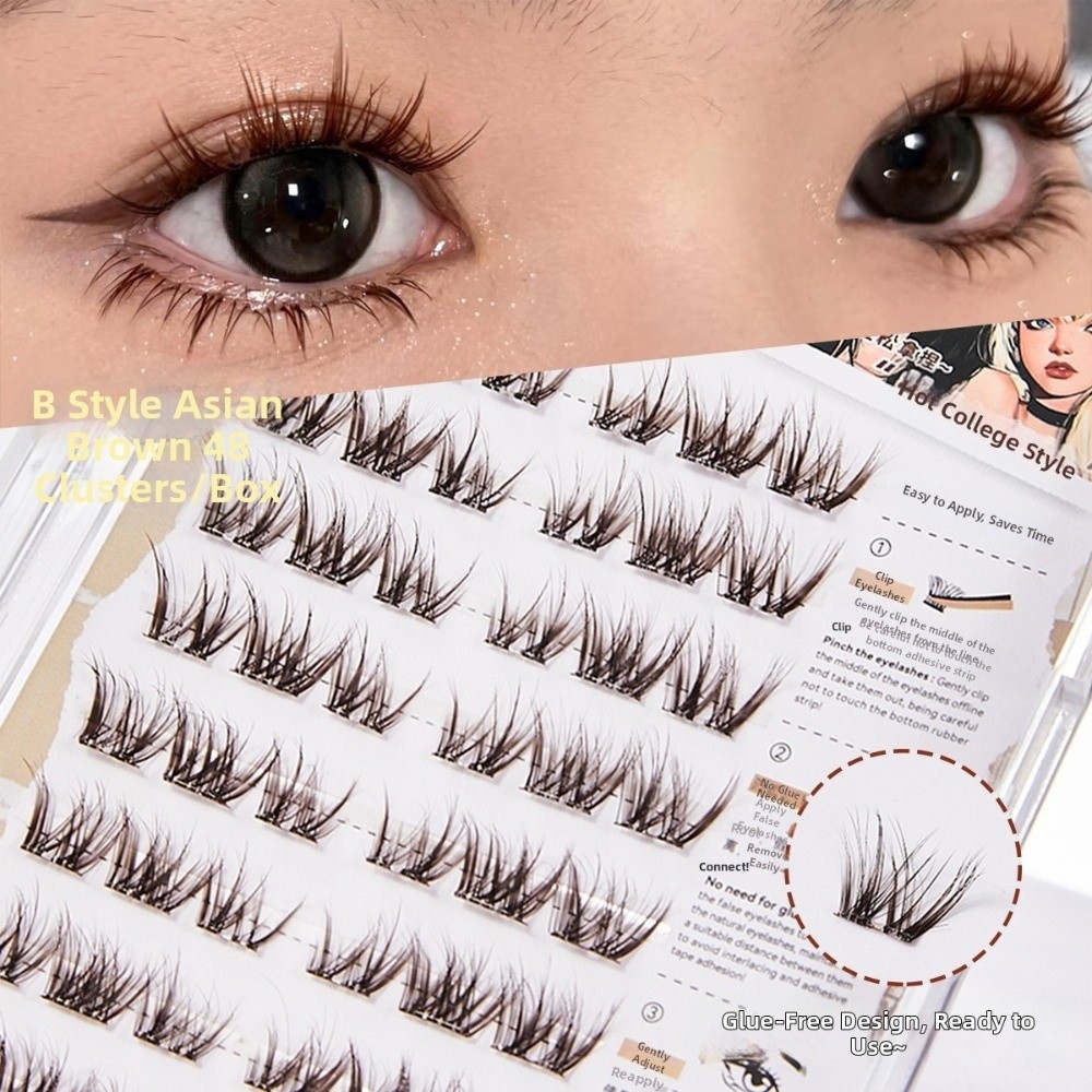 Eyelash Extension No 8 - Ciglia Finte Spesse Autoadesive 13MM Stile