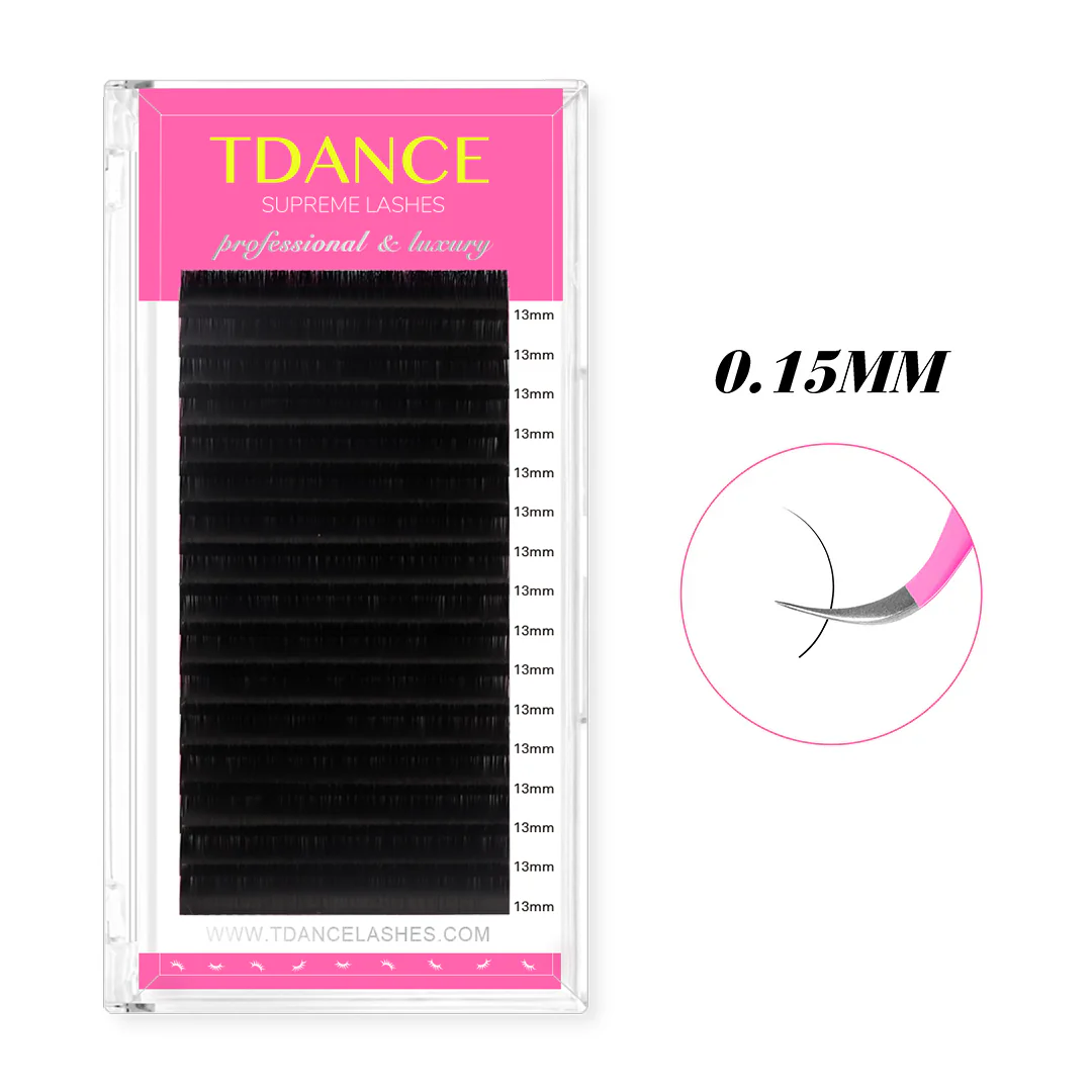 Eyelash Extension Korea Natural - TDANCE Ciglia Classiche a 16 File,