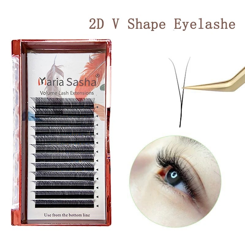 Eyelash Extension Y Shape - MARIA 2D Ciglia a forma di