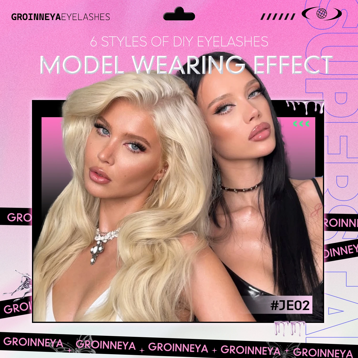 GROINNEYA Kit grappoli per cig - Eyelash Extension Home Service recensione e prezzo