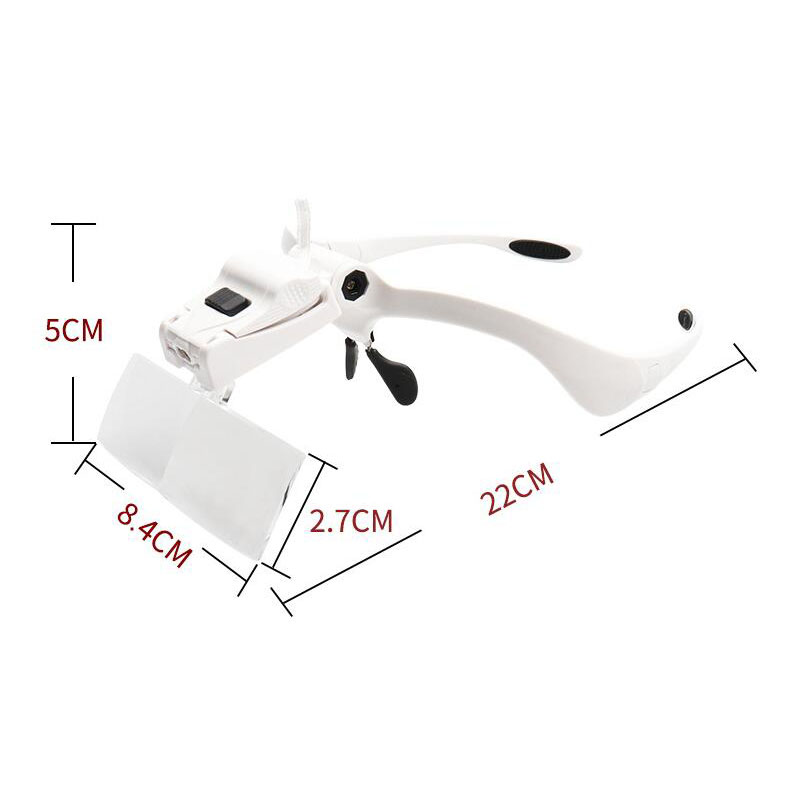 Lente d'ingrandimento regolabi - Eyelash Extension With Glasses recensione e prezzo
