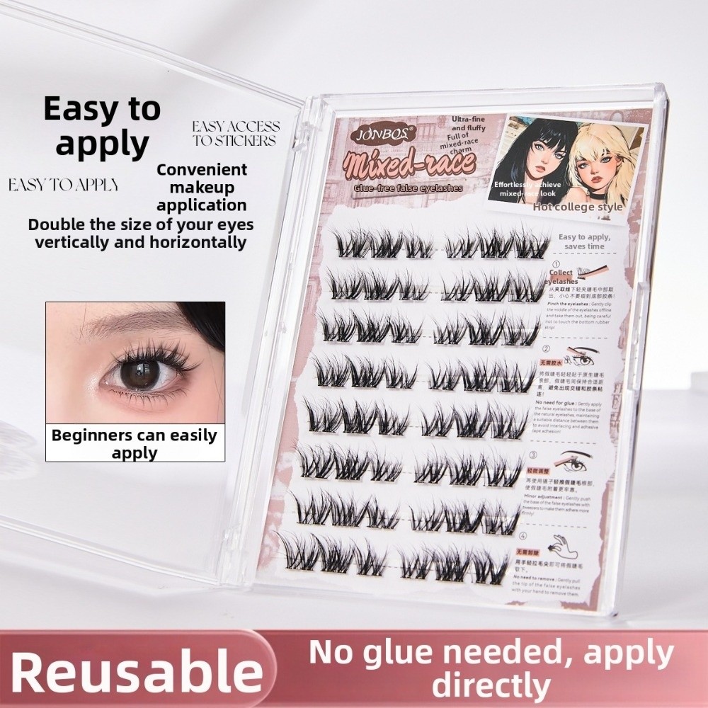Ciglia finte autoadesive spess - Eyelash Extension No 8 recensione e prezzo