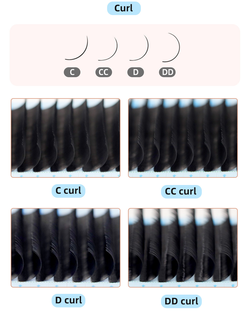 Extension ciglia AGUUD J B C D - Eyelash Extension Korea Natural recensione e prezzo