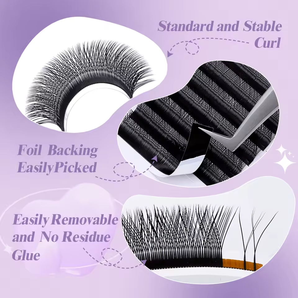 WENDY 2D YY Forma C/D Curl Eya - Eyelash Extension Y Shape recensione e prezzo