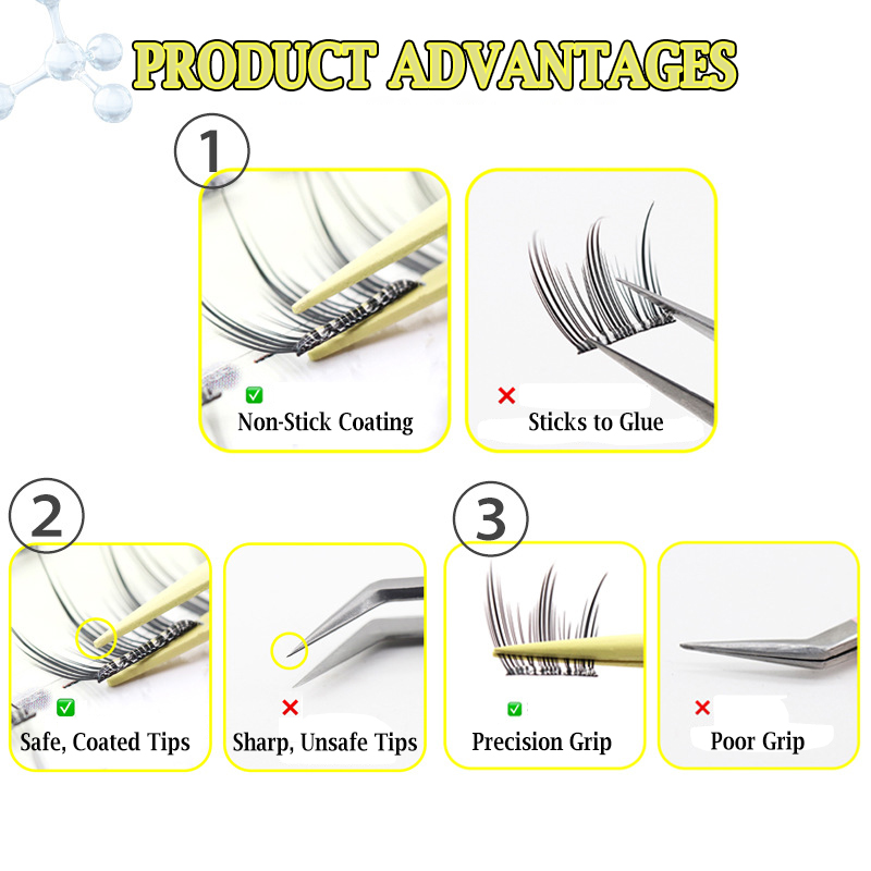 Applicatore antiaderente Cigli - Lash Extension Tweezers recensione e prezzo