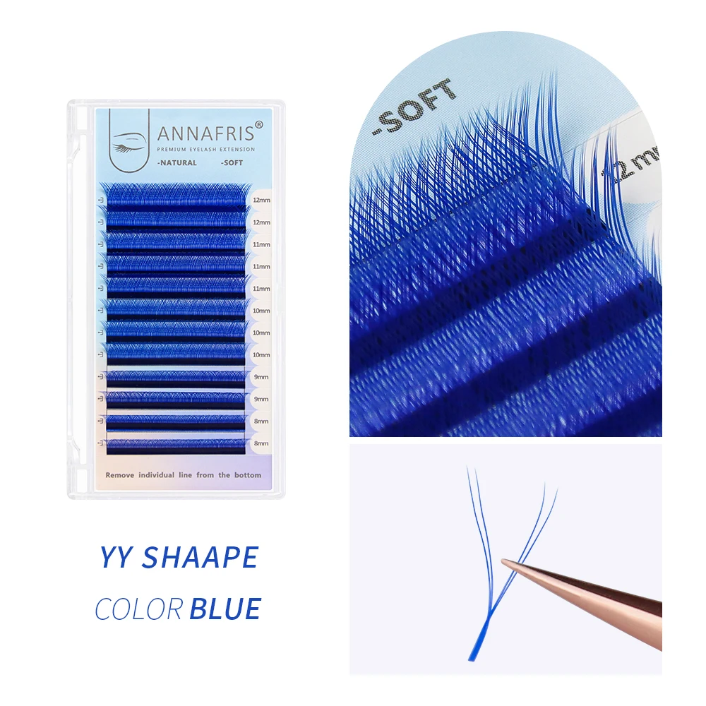 ANNAFRIS C/D Curl YY Lashes Co - Eyelash Extension Y Shape recensione e prezzo