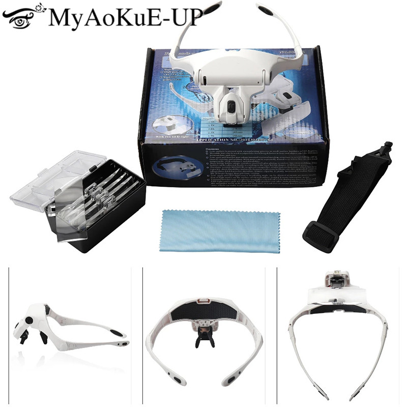 Lente d'ingrandimento regolabi - Eyelash Extension With Glasses recensione e prezzo