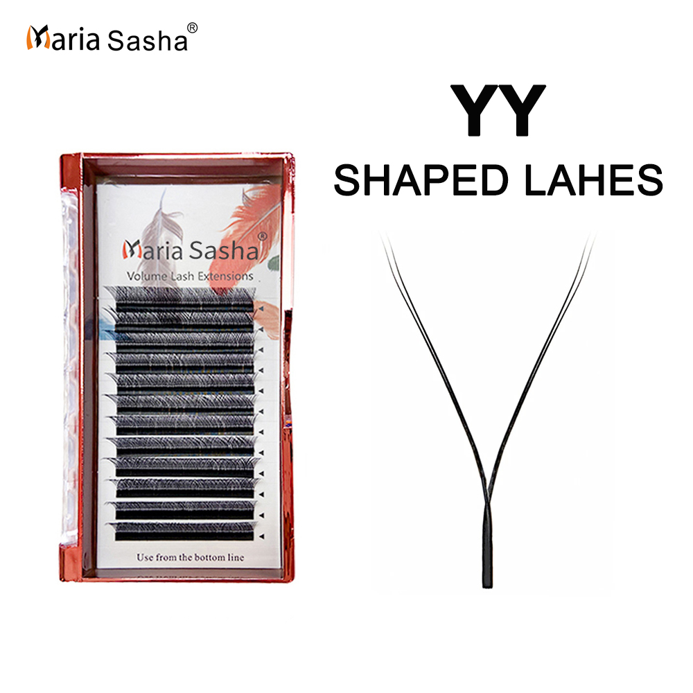 MARIA YY Cluster per ciglia a  - Eyelash Extension Y Shape recensione e prezzo