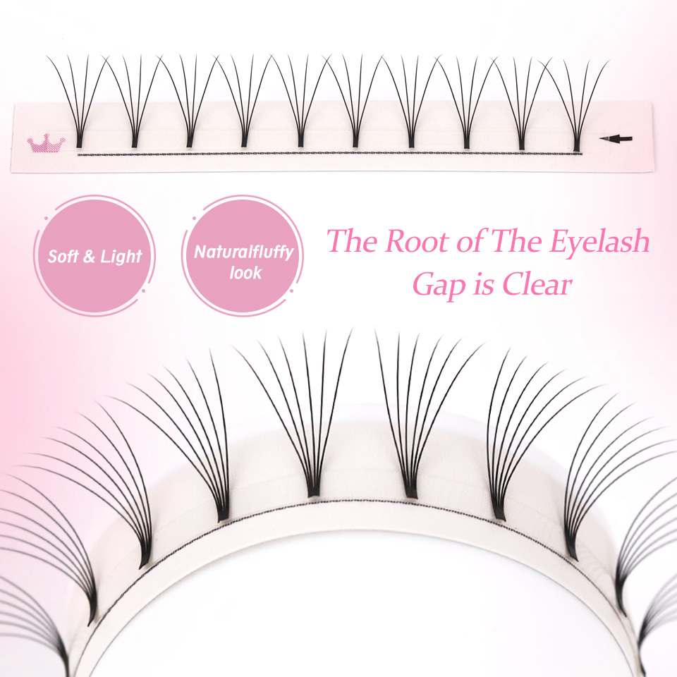 Rujade Premade Volume Fans Cig - Eyelash Extension Korea Natural recensione e prezzo