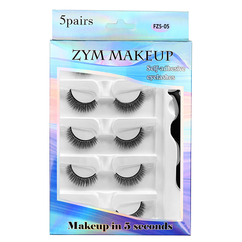 5 paia di ciglia autoadesive s - Eyelash Extension Uv Glue recensione e prezzo